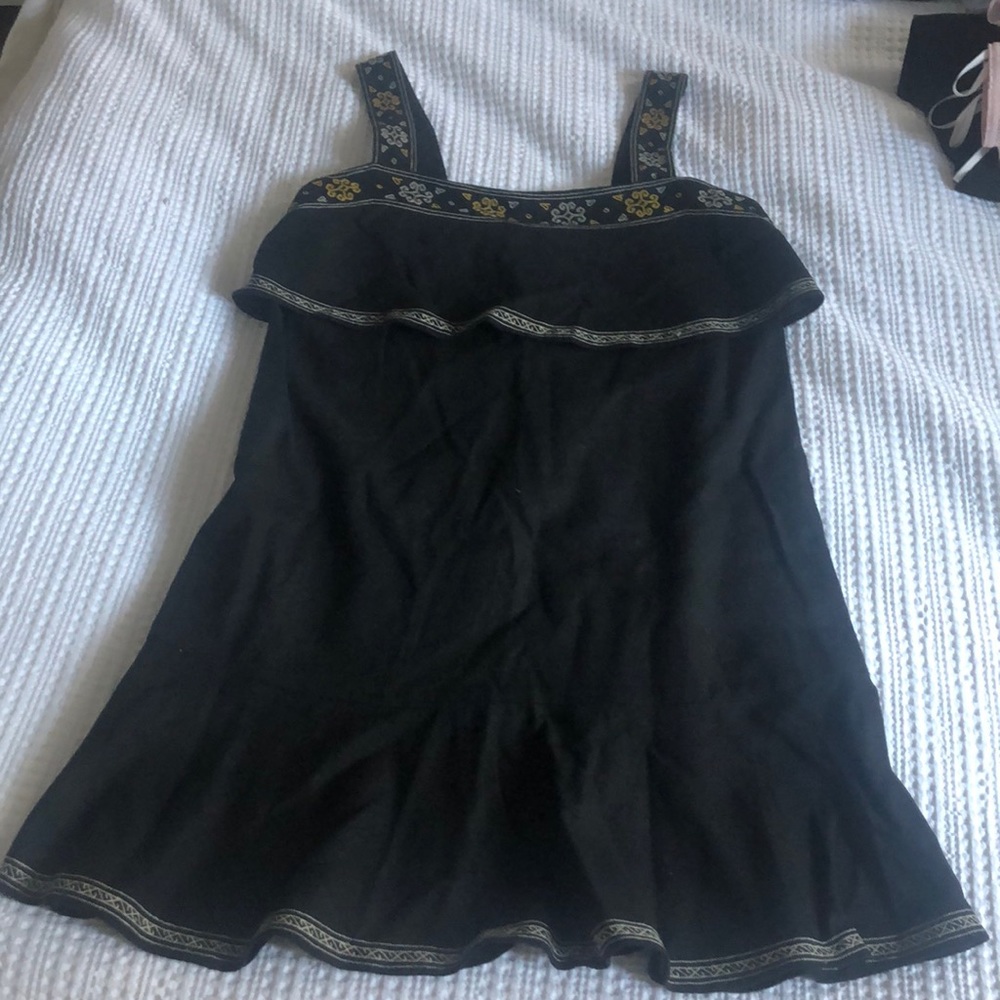 Black summer sun dress